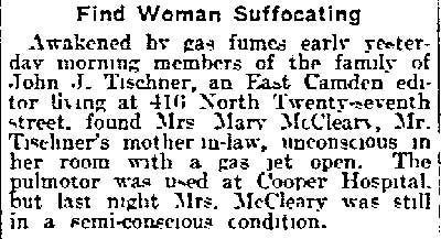 416 North 27th Street, Philadelphia Inquirer, January 23, 1915
