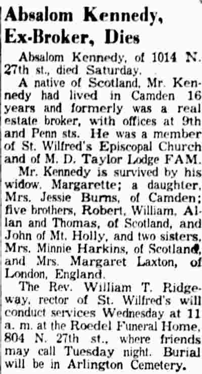 1014 North 27th Street, February 28, 1955