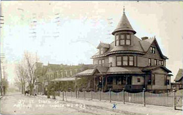 South 27th Street south of Arthur Avenue — postcard
