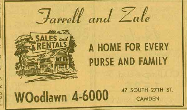 47 South 27th Street, New Jersey Bell, 1955