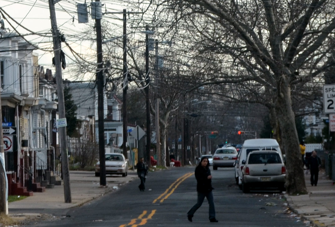 South 27th Street from Carman Street, December 2011