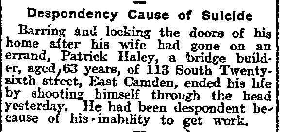 Despondency Cause of Suicide
