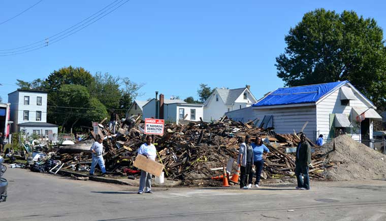 Northeast corner of North 24th Street and Pierce Avenue, October 2011