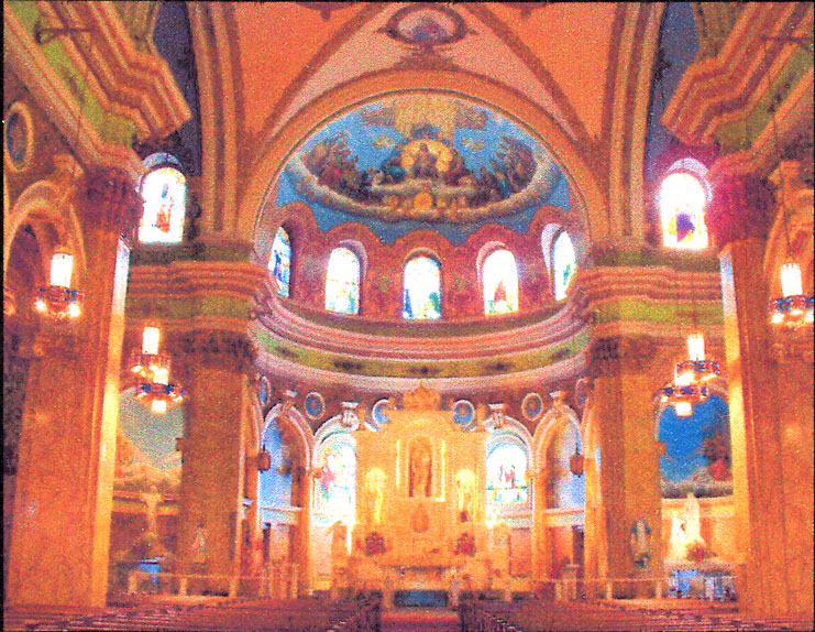 Saint Joseph's Church interior detail, 2008.