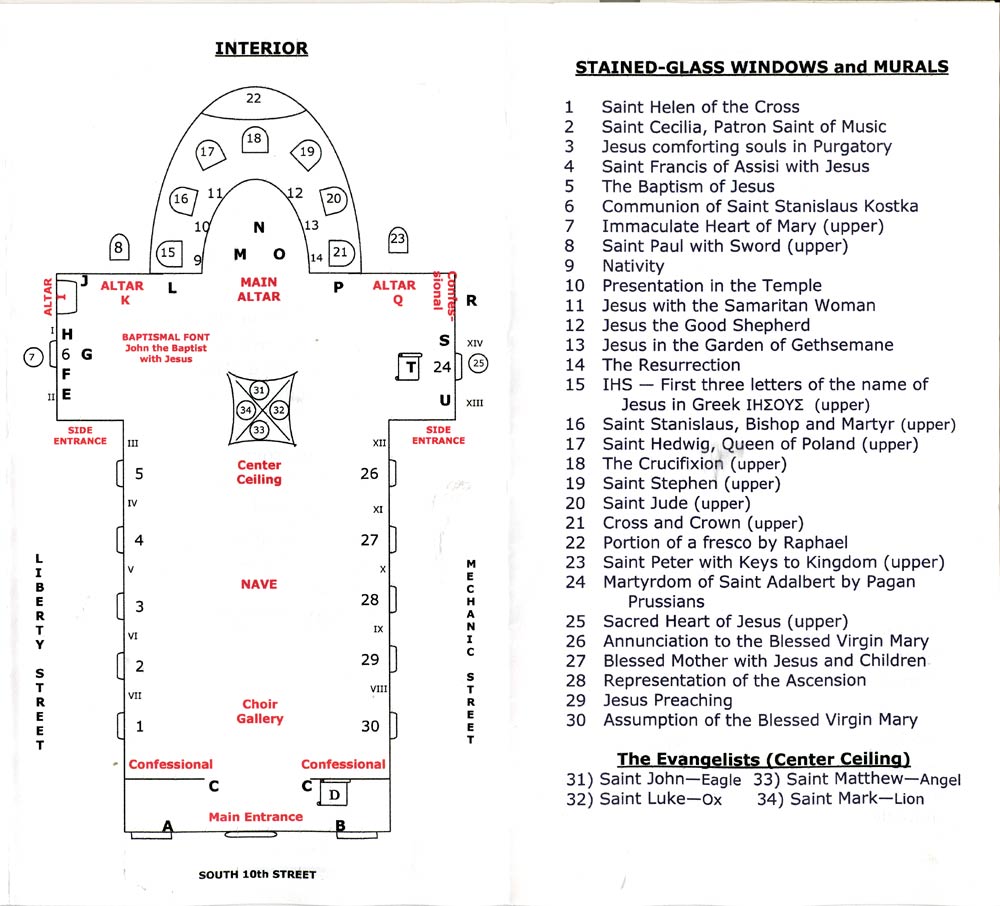 Saint Joseph's Church interior panorama, 2008.