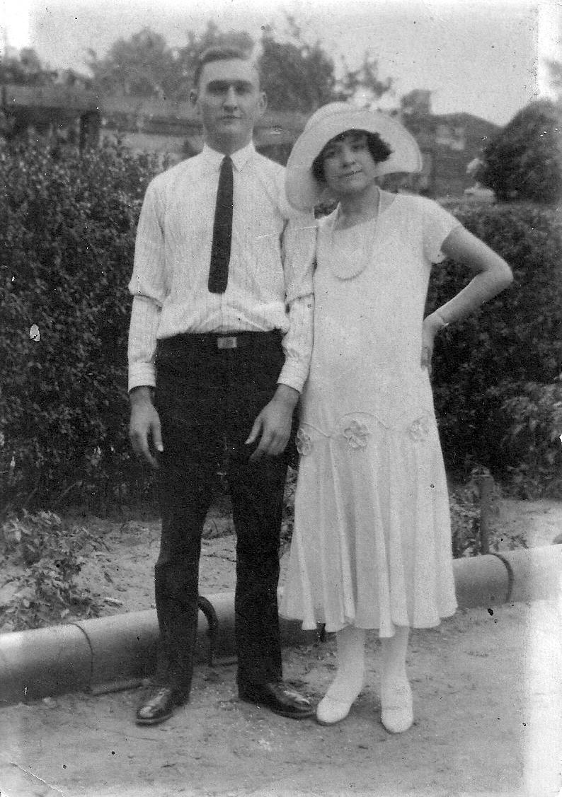 George and Mary Ann McKenna Engel wedding day