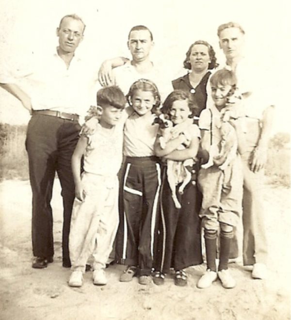George Engel Sr. with family, c. 1937