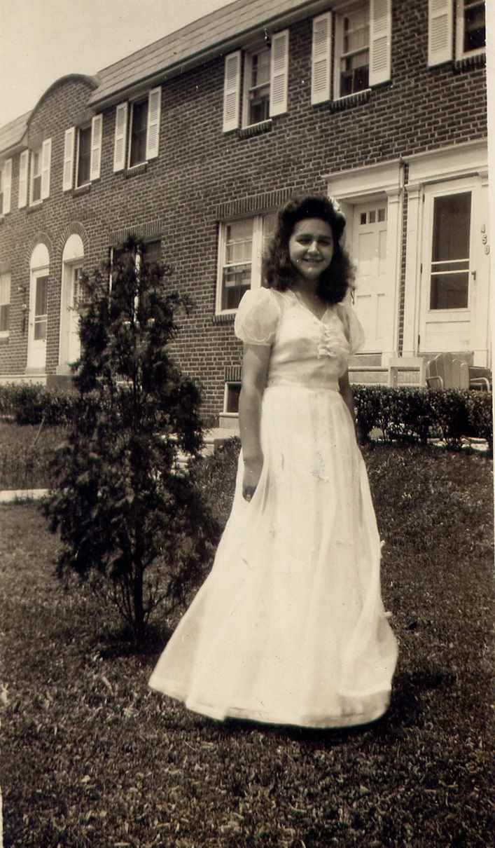 Lillian Jane Engel at 452 Raritan Street, c. 1943