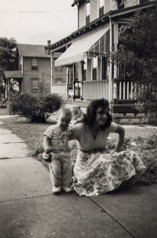 Jane and Carol Kelly, 100 block N. 34th Street, 1951