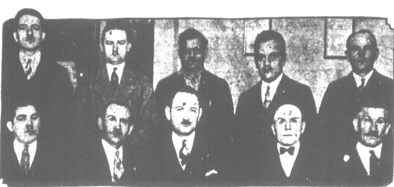Building committee of the Polish American Citizens Club, January 1928