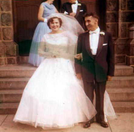 Brodowicz-Rogowicz wedding, October 1957
