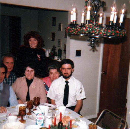 Rich Brodowicz joining the Navy, 1979