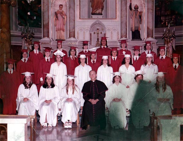 St. Joseph's Grammar School class picture, 1974