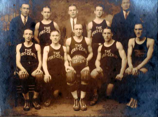 The Sport Center Basketball team, 1923-1924 Champions