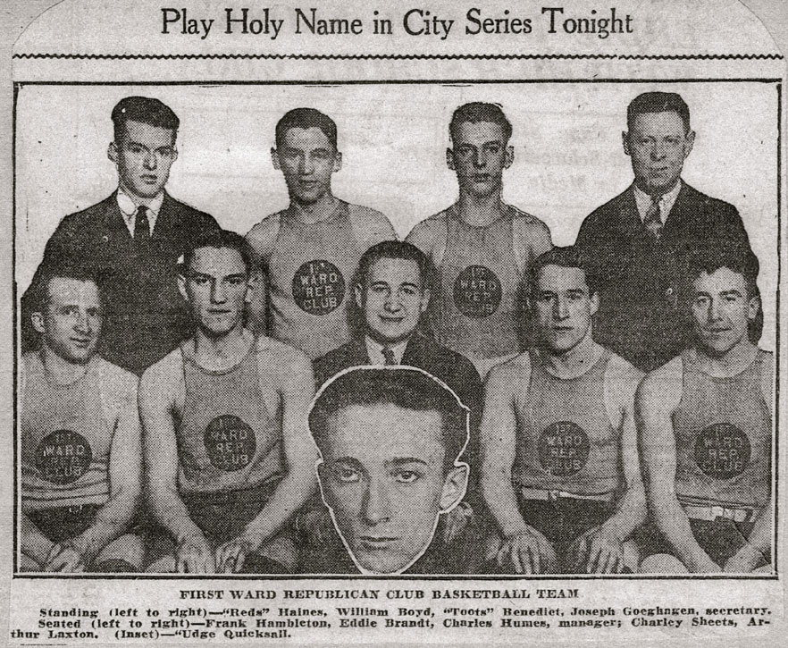First Ward Republican Club Basketball Team, Camden County League
