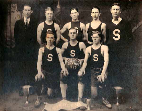 Sterling Basketball Team, 1924 Champions