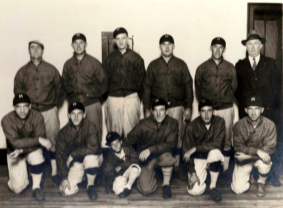 Hurley Baseball Club, 1930s, Industrial League
