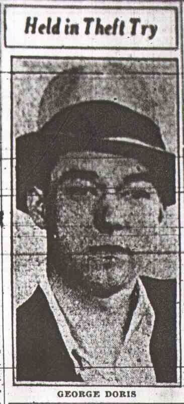 George Doris mugshot, 1930