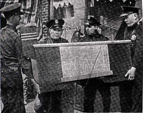 Camden police pinball raid, Patrolmen Kaighn, Morgan, Wright, Wilkie
