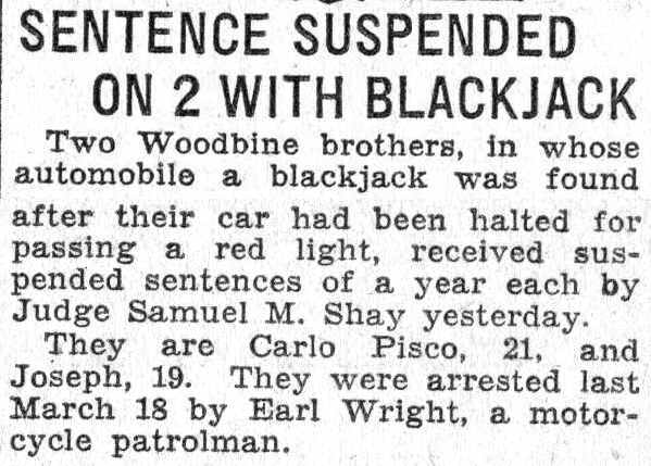 Sentence Suspended on 2 With Blackjack