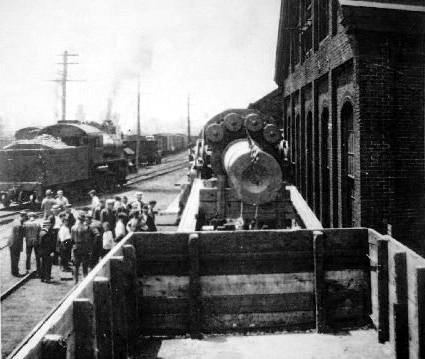 Pavonia freight yards, about 1918