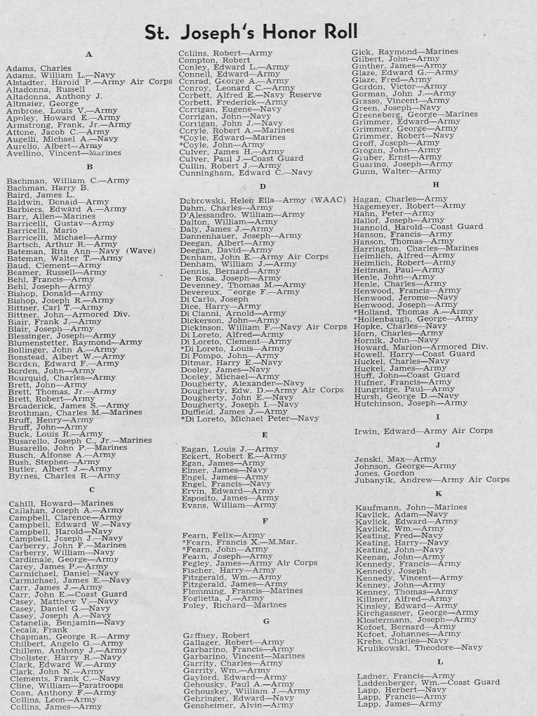 Golden Jubilee Year Book, page 8 — Honor Roll