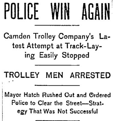 Police Win Again newspaper clipping, page 1