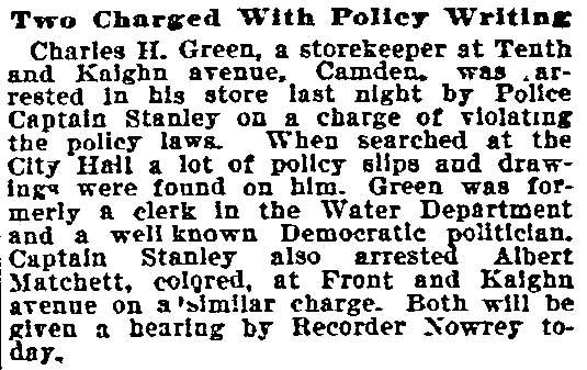 Two Charged With Policy Writing newspaper clipping