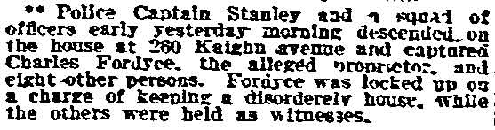 Kaighn Avenue House Raided newspaper clipping