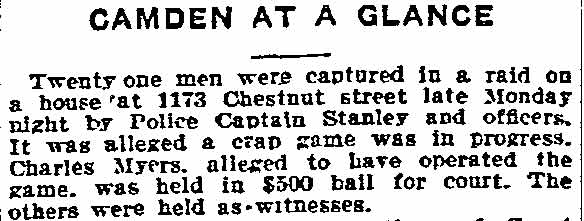 Camden at a Glance newspaper clipping