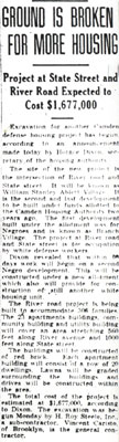 Ground Is Broken for More Housing, Camden Courier-Post, June 11, 1942