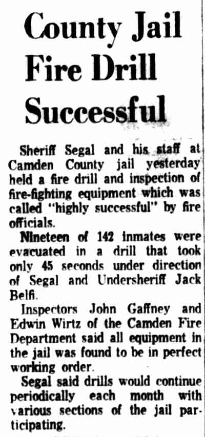 Edwin S. Wirtz, Camden Courier-Post, November 19, 1963