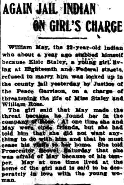 Again Jail Indian on Girl's Charge