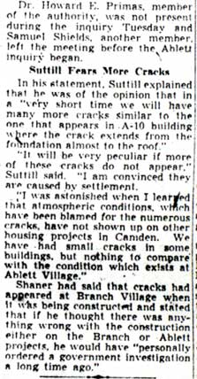 Suttill Skeptical of Explanation for Ablett House Flaw, continued (page 3 of 3)