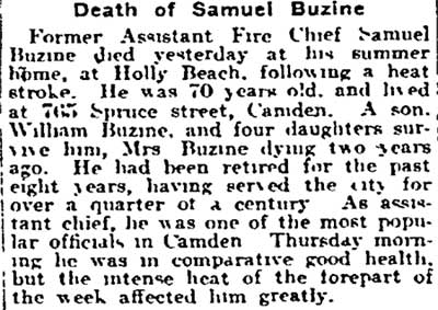 Philadelphia Inquirer, August 6, 1917