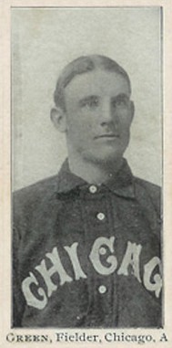 Danny Green baseball card portrait, Chicago