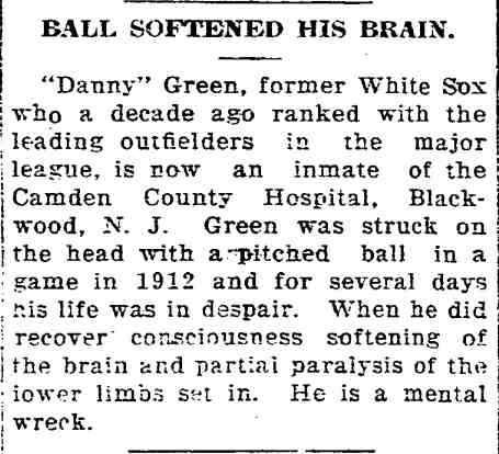 Rockford Illinois Republic, January 19, 1914, Ball Softened His Brain