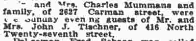 416 North 27th Street, Camden Post-Telegram, September 17, 1923