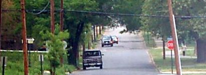 Intersection of North 29th Street and Hayes Avenue as seen from Cleveland Avenue, May 11, 2007