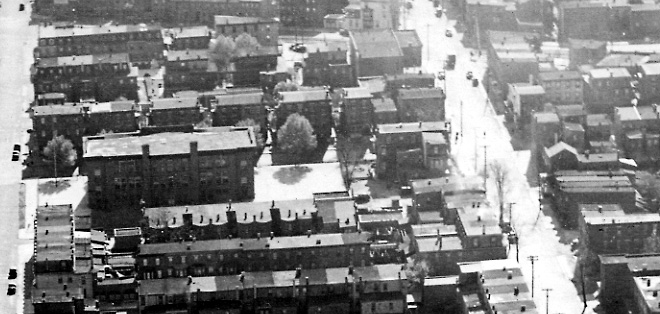 North 2nd Street looking south from York Street, 1930s
