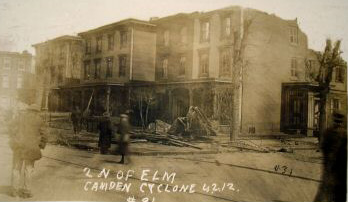 North 2nd Street north of Elm Street, April 2, 2012