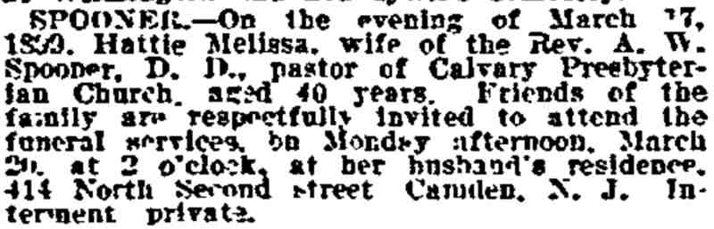 414 North 2nd Street, Philadelphia Inquirer, March 19, 1999