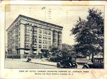 North 2nd Street and Penn Street, postcard