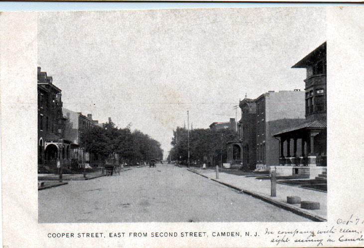 Cooper Street at North 2nd Street, postcard