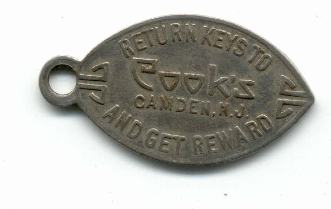 211 South 2nd Street, Charles K. Cook Co. key tag