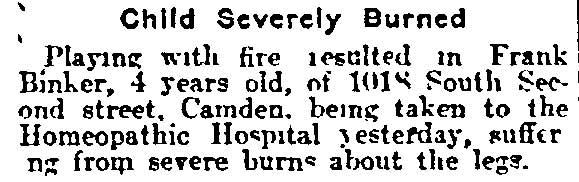 1018 South 2nd Street, Philadelphia Inquirer, December 14, 1914