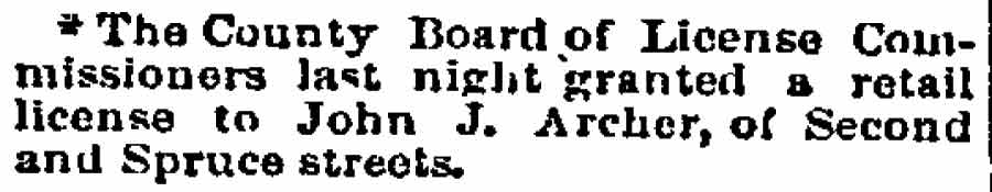 900 South 2nd Street bar, Philadelphia Inquirer, August 20, 1992