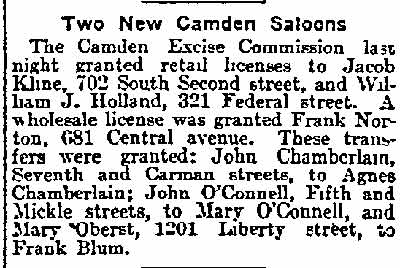 702 South 2nd Street bar, Philadelphia Inquirer, June 2, 2003