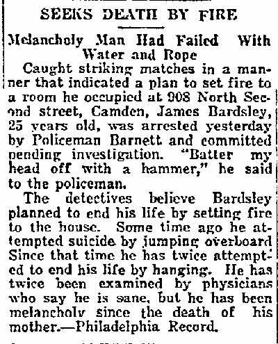 908 North 2nd Street, Philadelphia Record, August 25, 1914