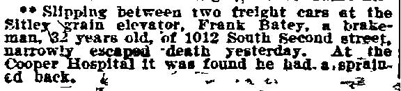 1012 South 2nd Street, Philadelphia Inquirer, July 19, 1911